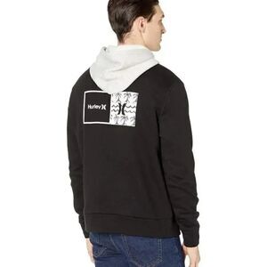 Hurley Natural HD CVC  Black Hoodie Med Colorblock